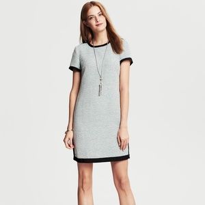 Banana Republic Framed Turquoise Tweed Dress